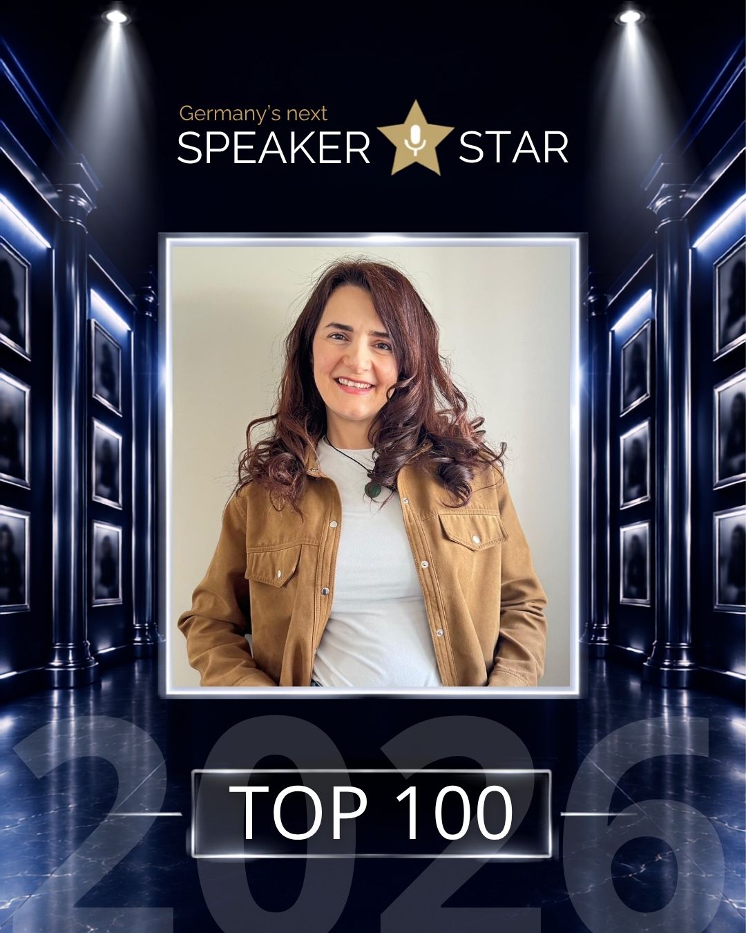 TOP-100-Auszeichnung bei Germany’s Next Speaker Star 2026 für Afag Askerova.